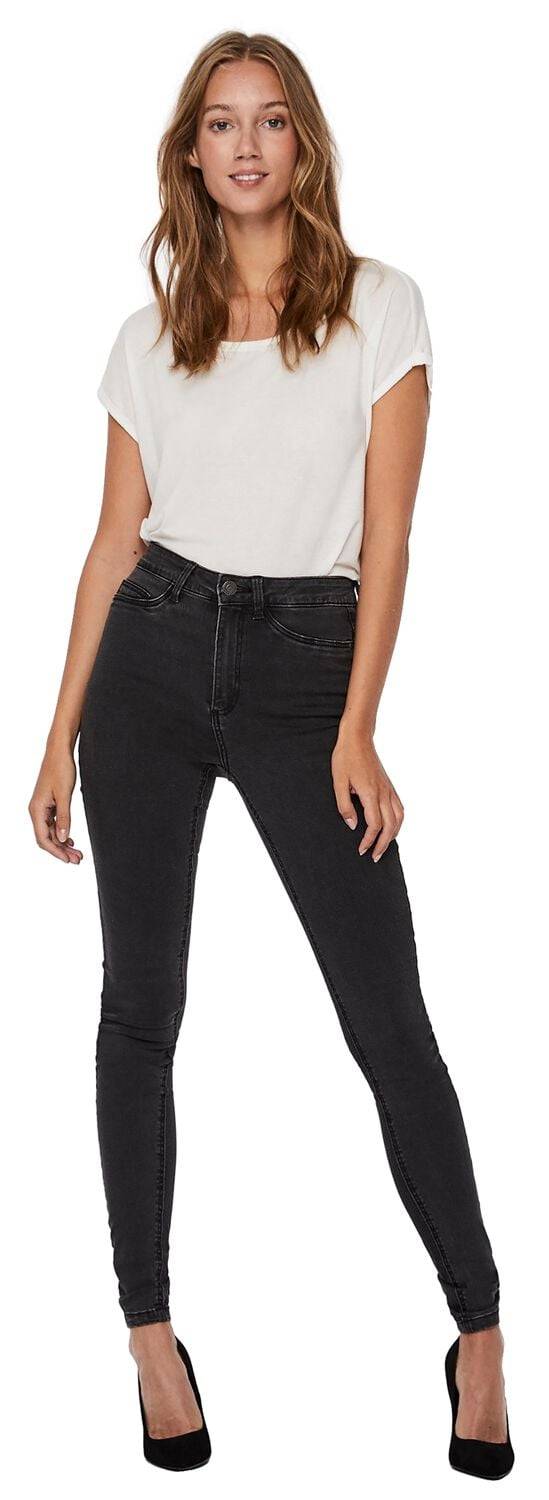 EMP "NMCallie HW Skinny Jeans" Jeans dunkelgrau von Noisy May Lagerräumung