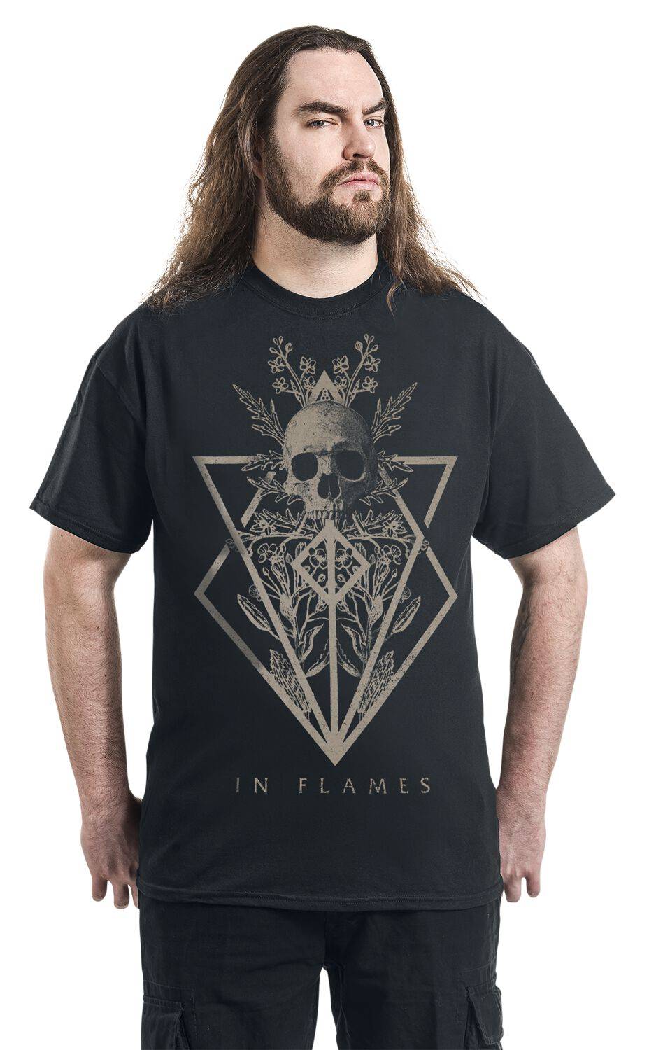 EMP "Skull" T-Shirt schwarz von In Flames Top Angebot