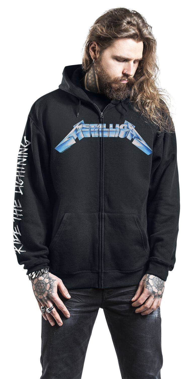 EMP "Ride The Lightning" Kapuzenjacke schwarz von Metallica Blitzangebot
