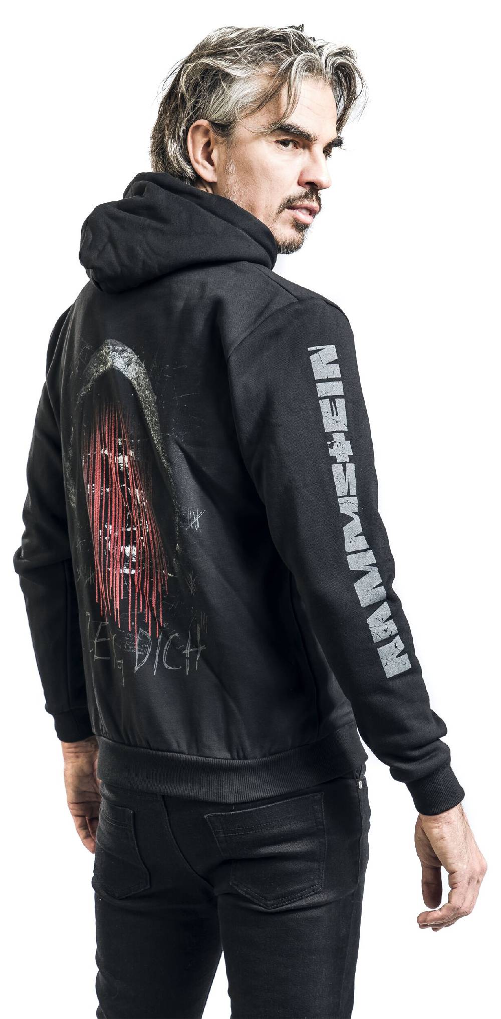 EMP "Zeig Dich" Kapuzenpullover schwarz von Rammstein Räumungsverkauf