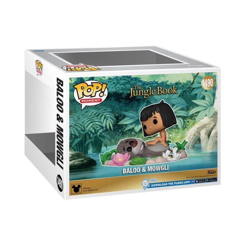 EMP "Baloo & Mowgli (Pop! Moment) Vinyl Figur 1490" Funko Pop! multicolor von Das Dschungelbuch Nur noch ein Tag übrig
