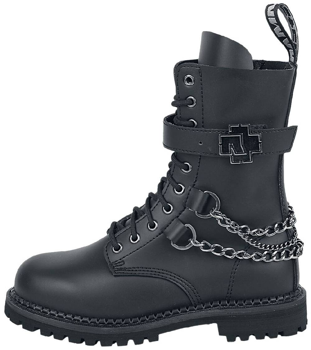 EMP "Logo" Boot schwarz von Rammstein Riesige Rabatte