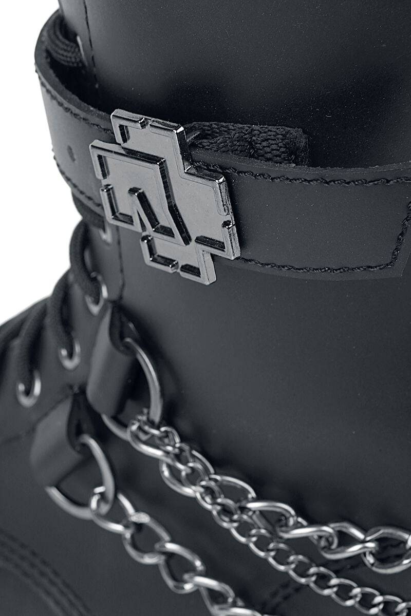 EMP "Logo" Boot schwarz von Rammstein Riesige Rabatte