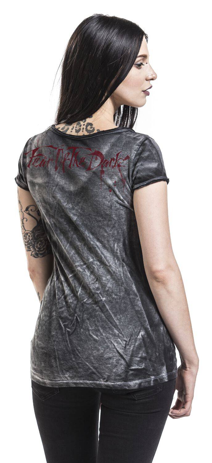 EMP "Fear Of The Dark Vintage" T-Shirt schwarz/used look von Iron Maiden Begrenzt auf 3 Tage