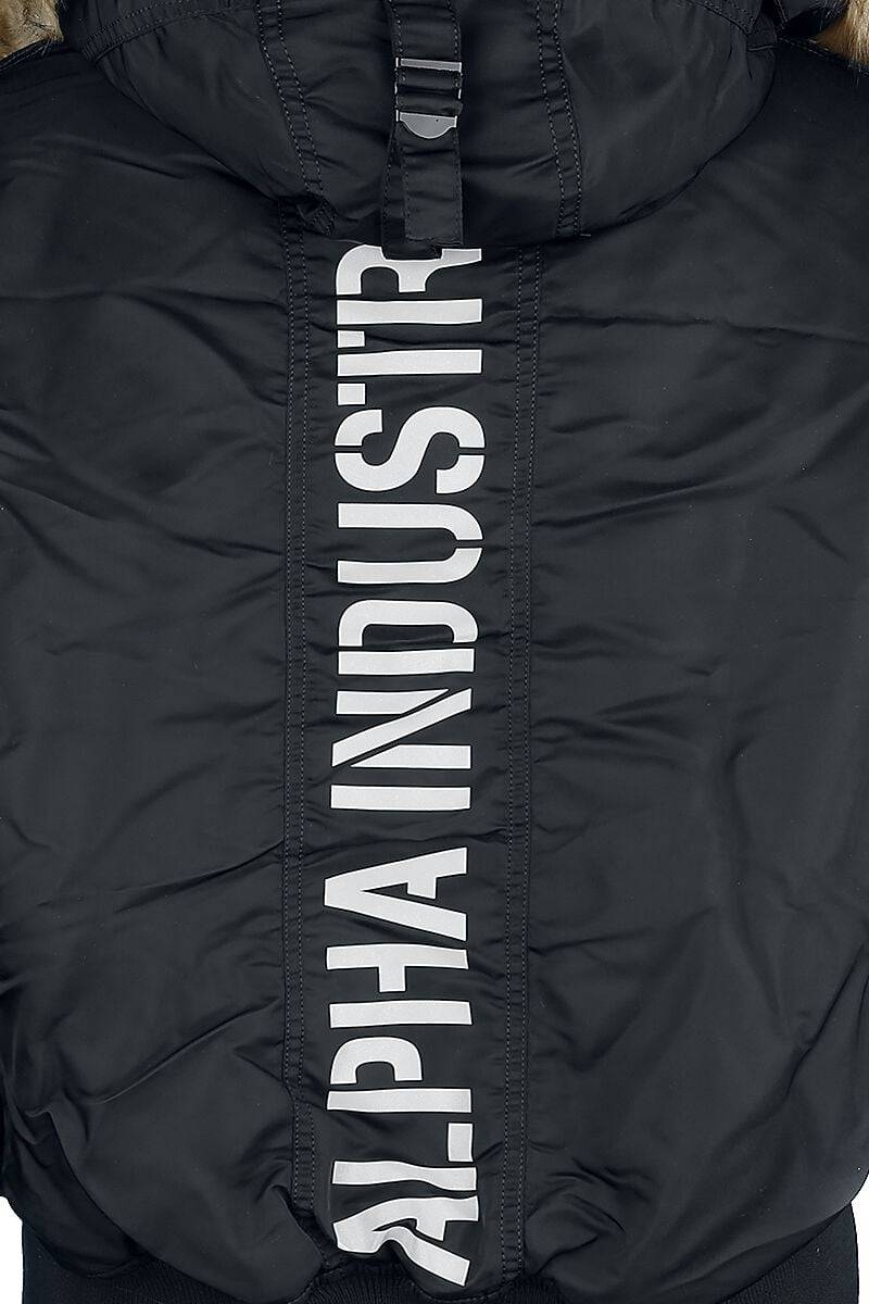 EMP "45P Hooded Custom" Winterjacke schwarz von Alpha Industries Rabatt
