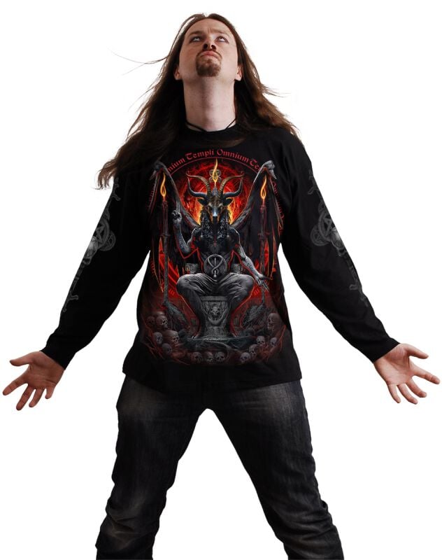 EMP "Baphomet" Langarmshirt schwarz von Spiral Blitzangebot
