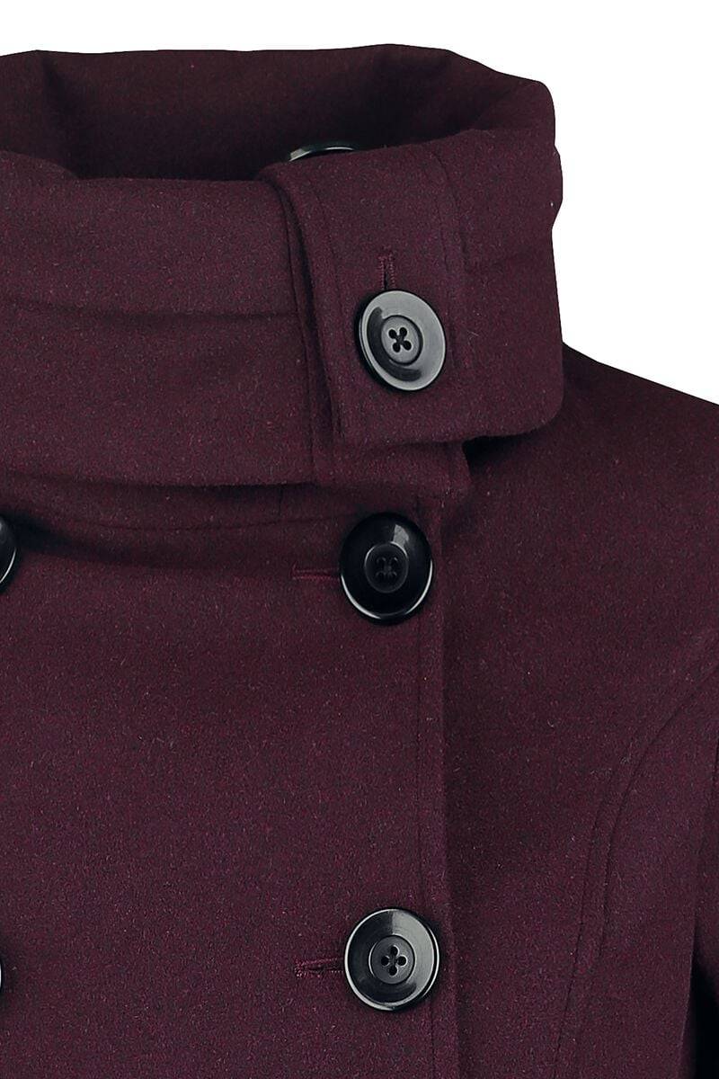 EMP Wintermantel dunkelrot von Black Premium by EMP Kostenlose Rückgabe