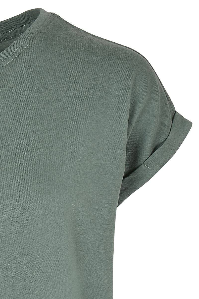 EMP "Ladies Extended Shoulder Tee" T-Shirt grün von Urban Classics Bis zu 50% Rabatt