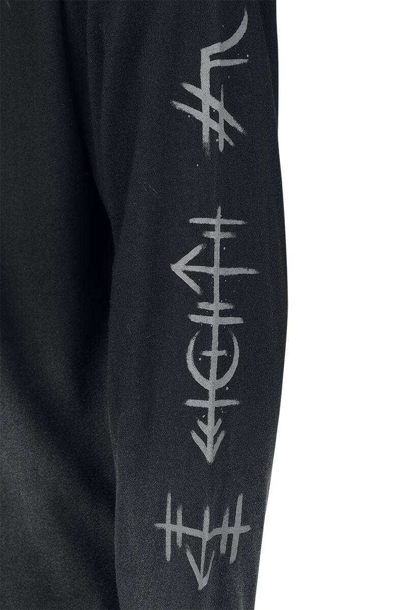 EMP Langarmshirt schwarz/grau von Black Premium by EMP Bis zu 65% Rabatt