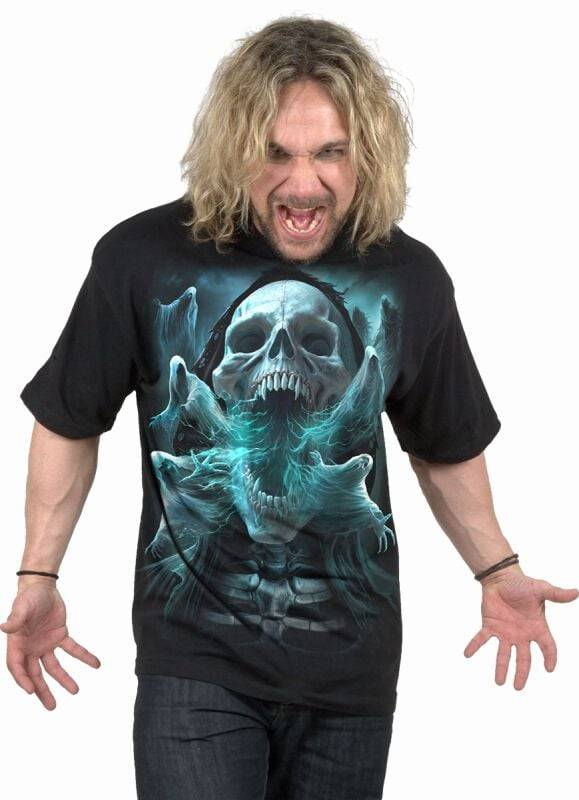 EMP "Ghost Skull - Glow In The Dark" T-Shirt schwarz von Spiral Nur noch ein Tag übrig