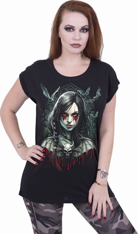 EMP "Hallow's Eve - Glow In The Dark" T-Shirt schwarz von Spiral Super Rabatt