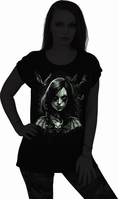 EMP "Hallow's Eve - Glow In The Dark" T-Shirt schwarz von Spiral Super Rabatt
