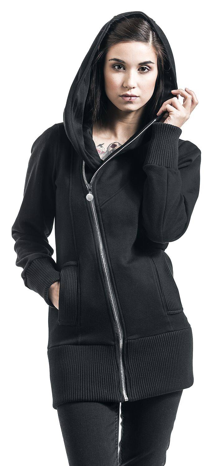 EMP Kapuzenjacke schwarz von RED by EMP 50% Rabatt mit kostenlosem Versand
