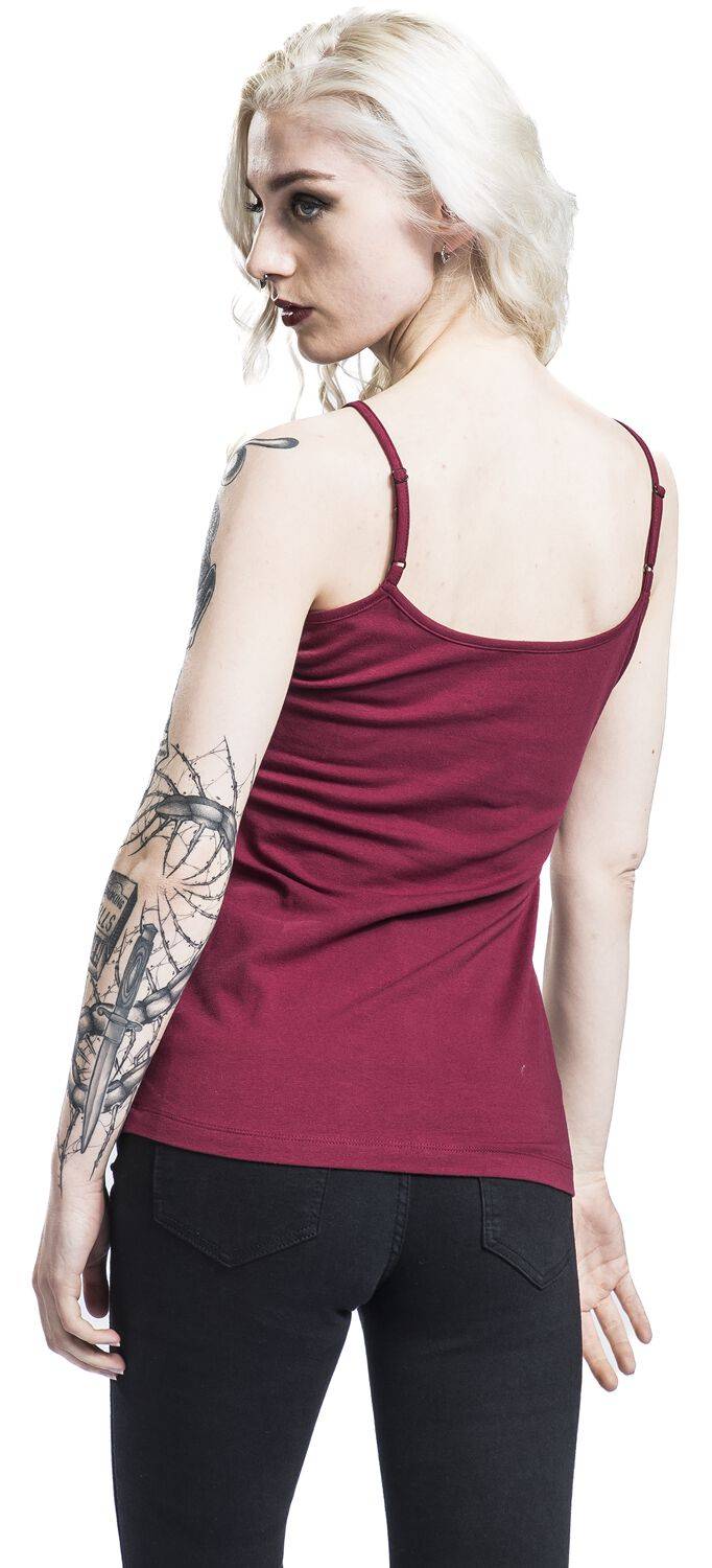 EMP Top bordeaux von Gothicana by EMP Kostenloser Versand international