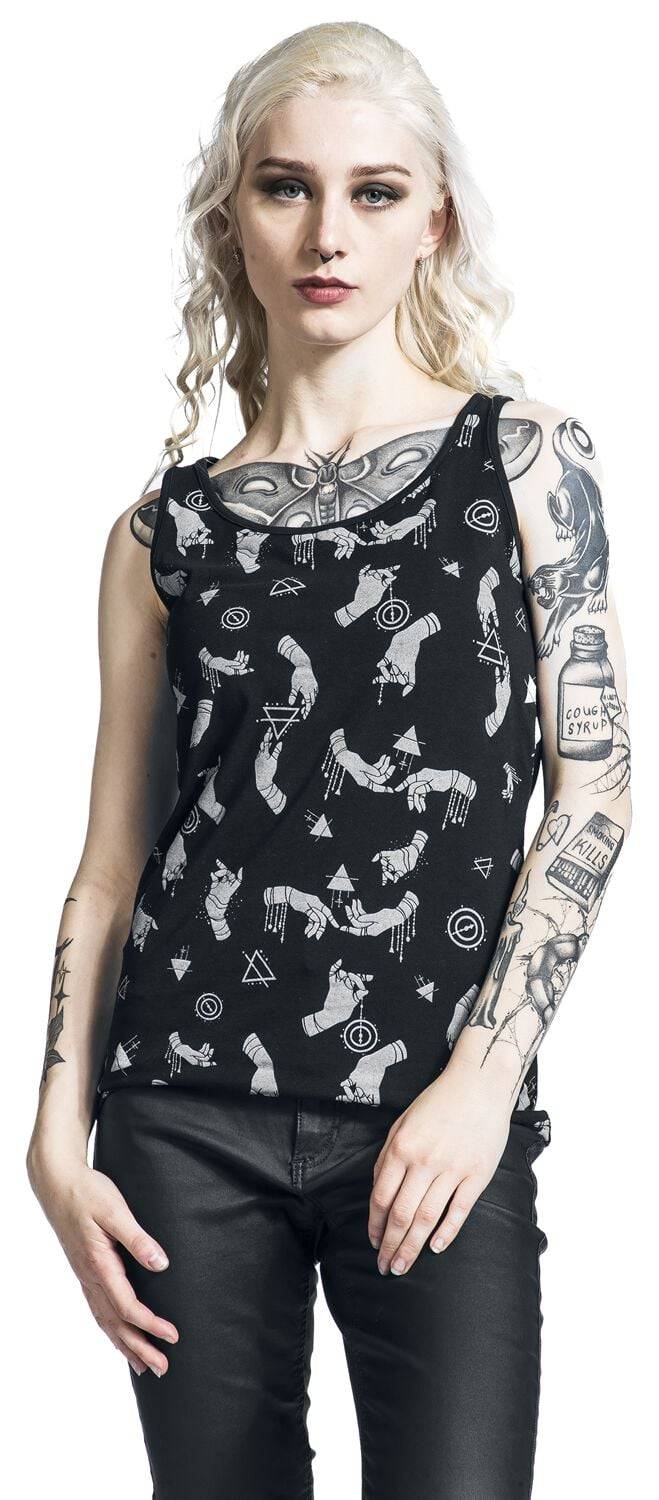 EMP Top schwarz von Gothicana by EMP Fabrikladen