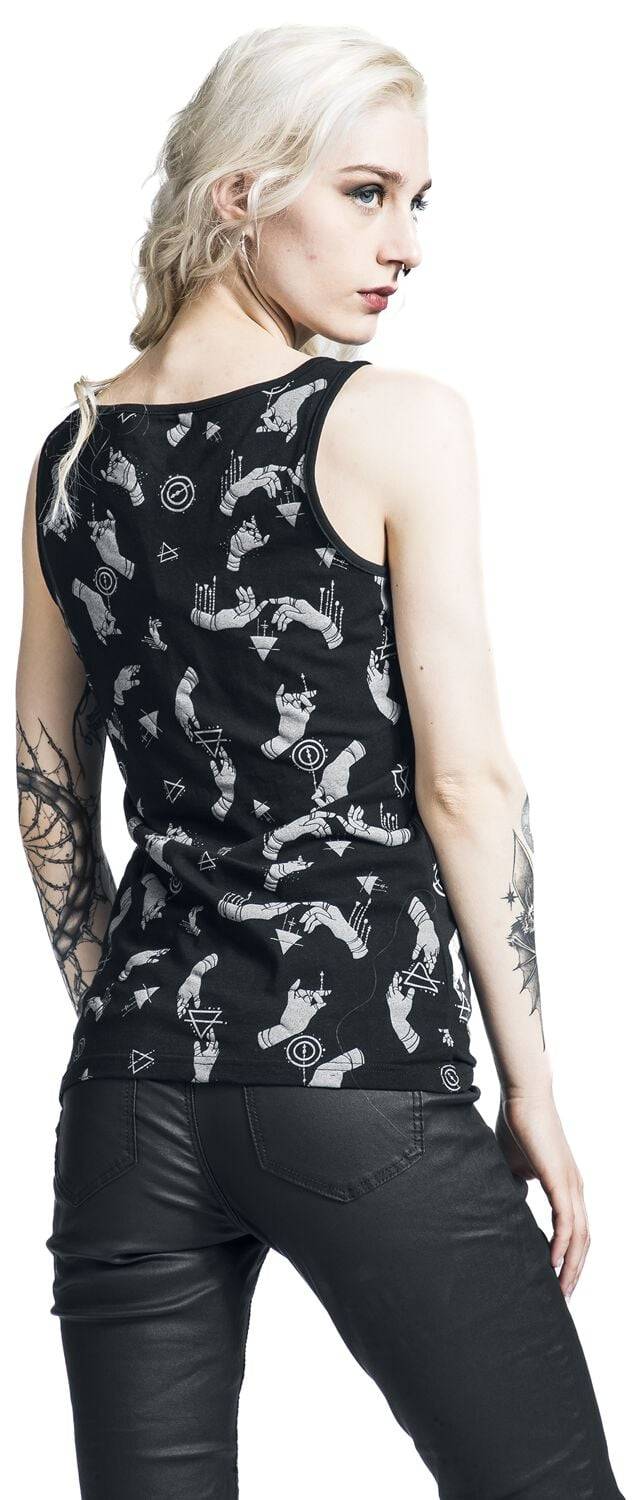EMP Top schwarz von Gothicana by EMP Fabrikladen