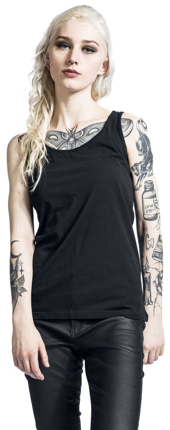 EMP Top schwarz von Gothicana by EMP Fabrikladen