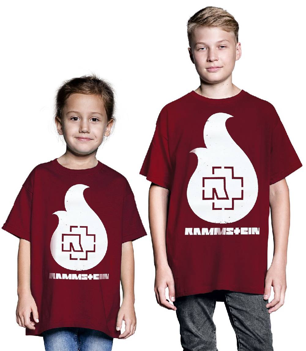 EMP "Kids - Flamme" T-Shirt burgund von Rammstein Günstig kaufen