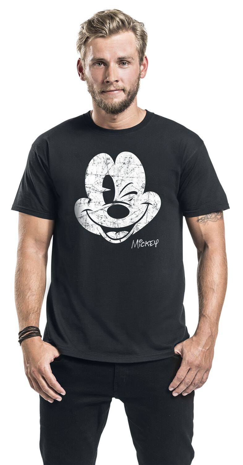 EMP "Since Beaten Face" T-Shirt schwarz von Micky Maus Valentinstagsangebot