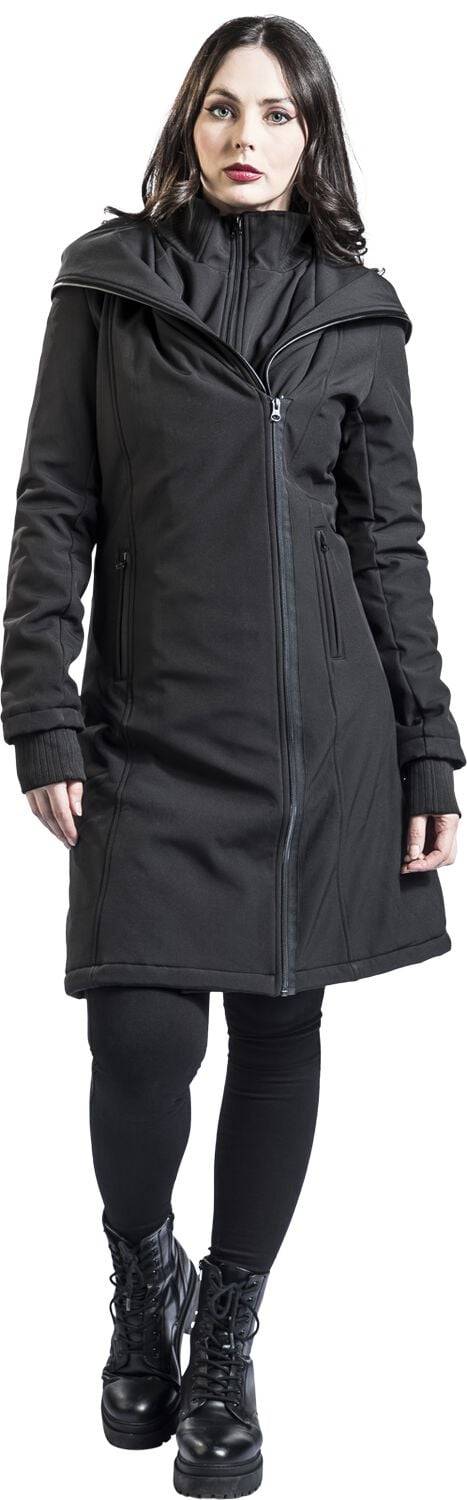 EMP "Gianna Coat" Mantel schwarz von Innocent Jubiläumsangebot