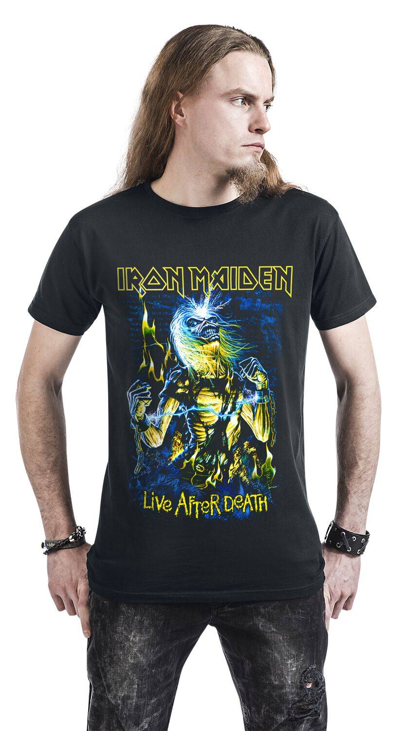 EMP "Live After Death" T-Shirt schwarz von Iron Maiden Blitzangebot