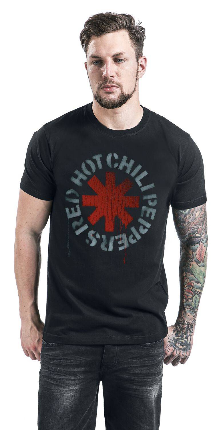 EMP "Stencil Black" T-Shirt schwarz von Red Hot Chili Peppers Bestseller