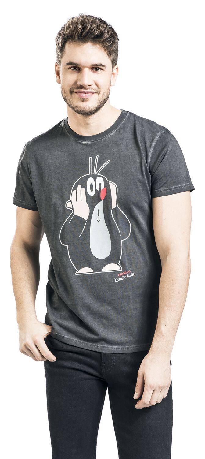 EMP "Oh Oh!" T-Shirt schwarz von Der kleine Maulwurf Räumungsverkauf