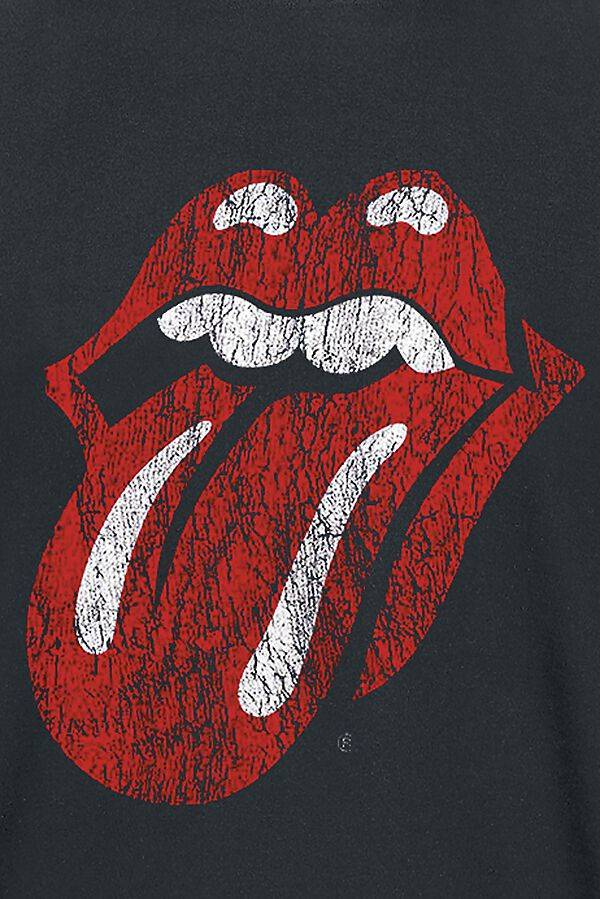 EMP "Classic Tongue" T-Shirt schwarz von The Rolling Stones Letzter Tag