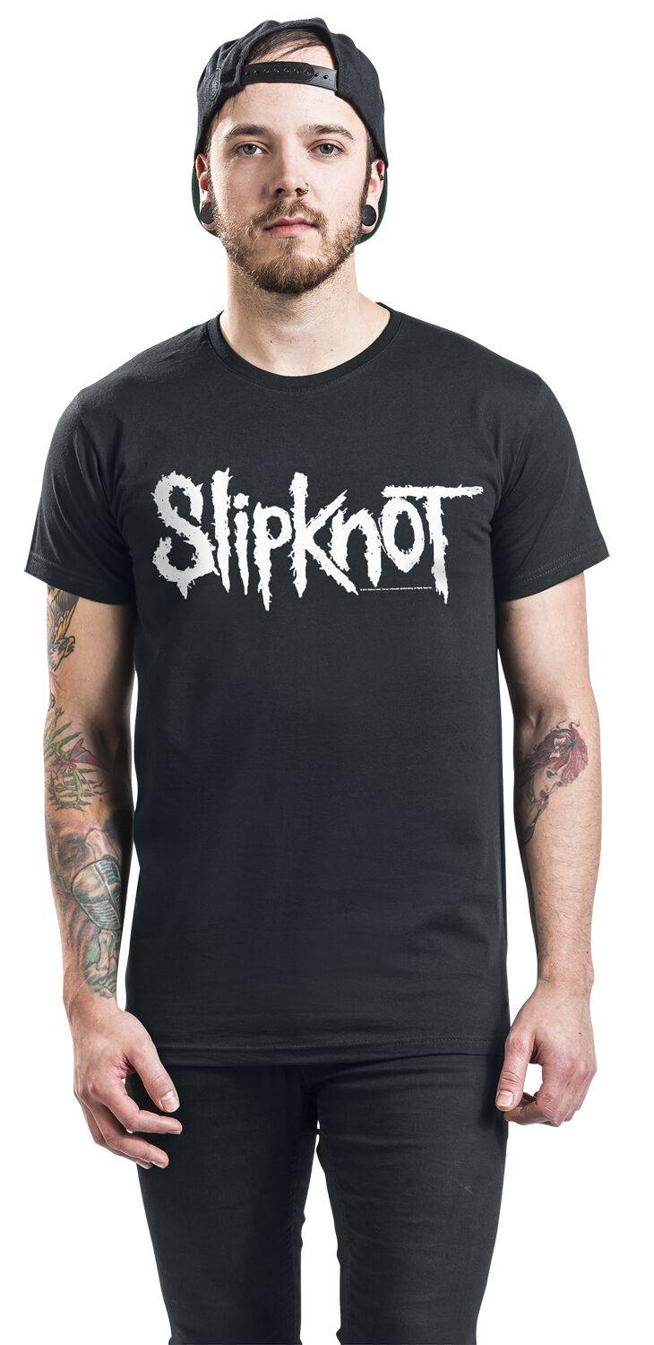 EMP "White Logo" T-Shirt schwarz von Slipknot Discount Store für neue Produkte