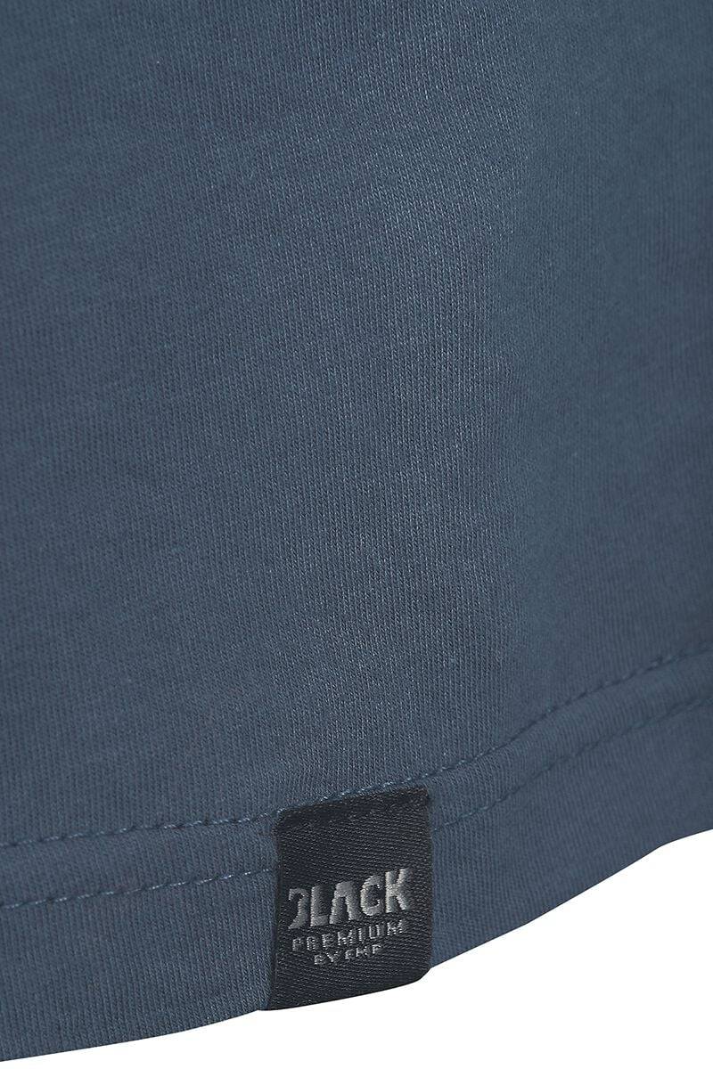 EMP T-Shirt blau von Black Premium by EMP Nur noch ein Tag übrig