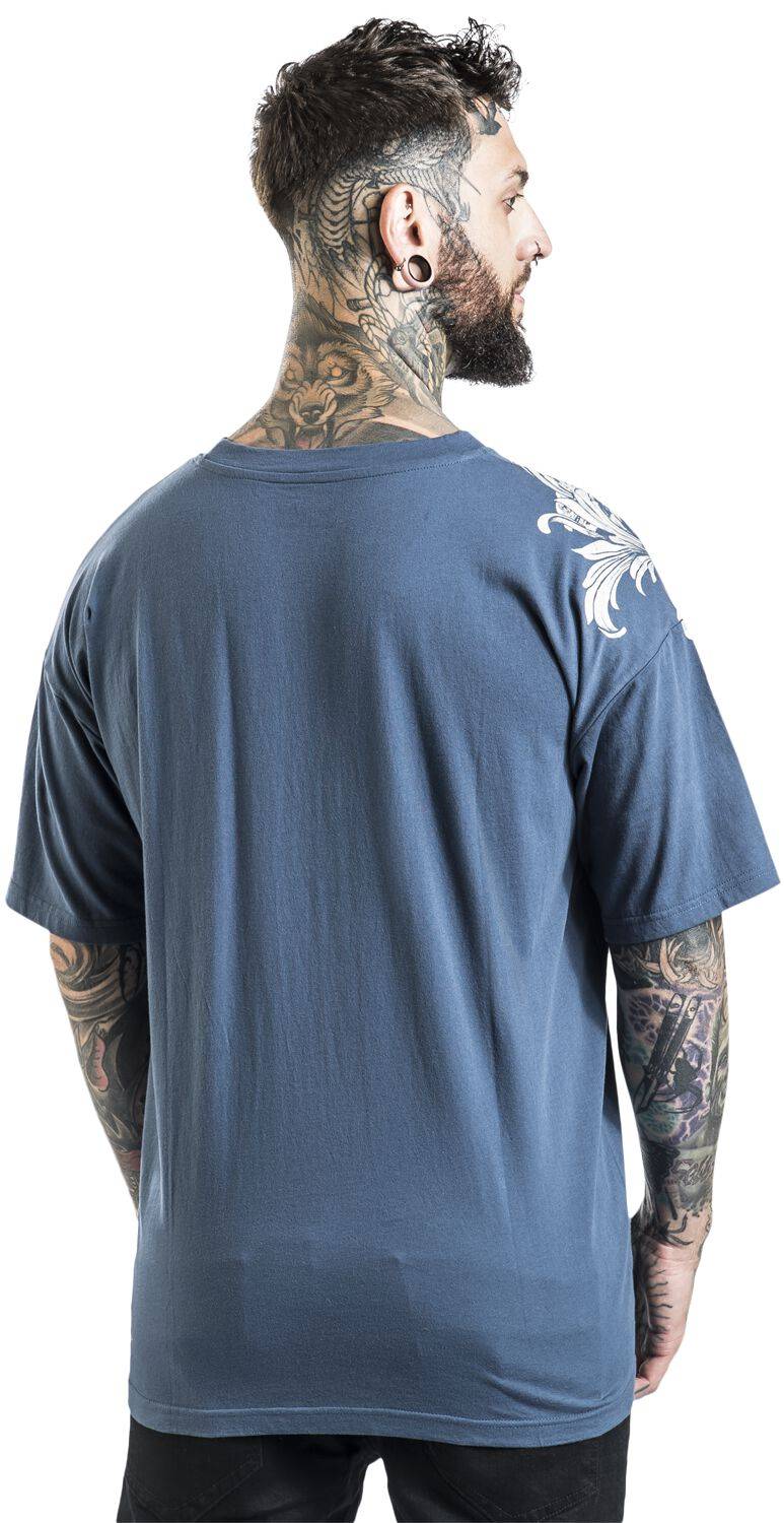 EMP T-Shirt blau von Black Premium by EMP Nur noch ein Tag übrig