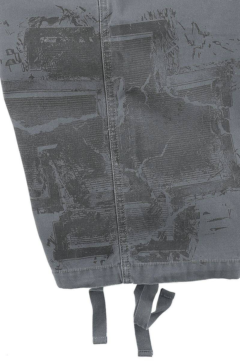 EMP "Broken Logo" Short grau von Rammstein Riesige Rabatte