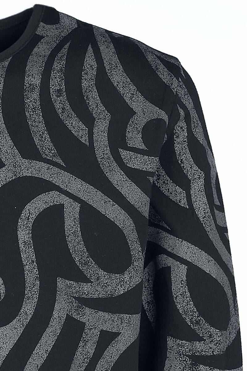 EMP Langarmshirt schwarz von Black Premium by EMP Clearance-Verkauf