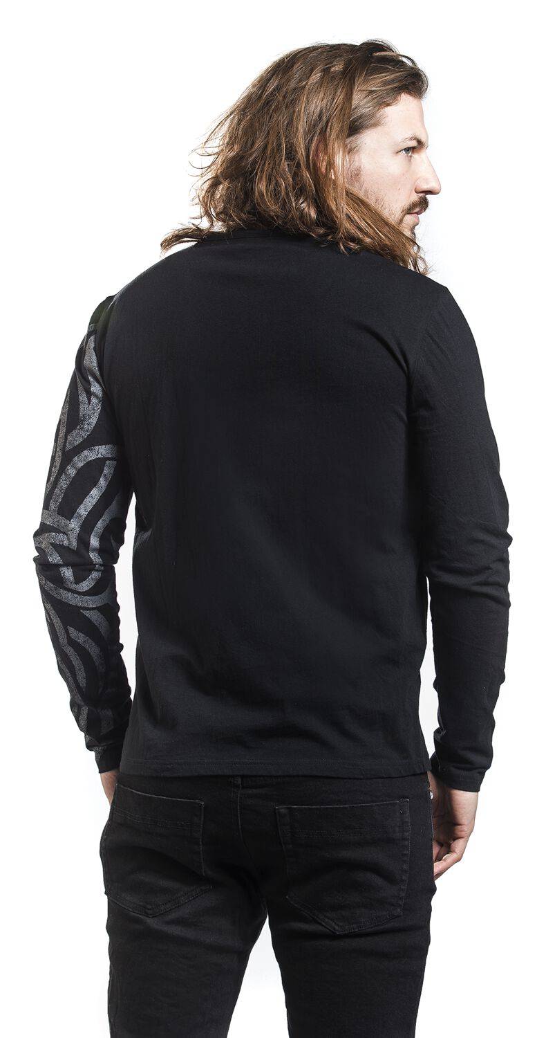 EMP Langarmshirt schwarz von Black Premium by EMP Clearance-Verkauf