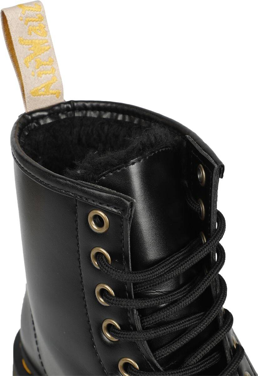 EMP "Vegan 1460 - Black Norfolk Flat" Boot schwarz von Dr. Martens Im Verkauf