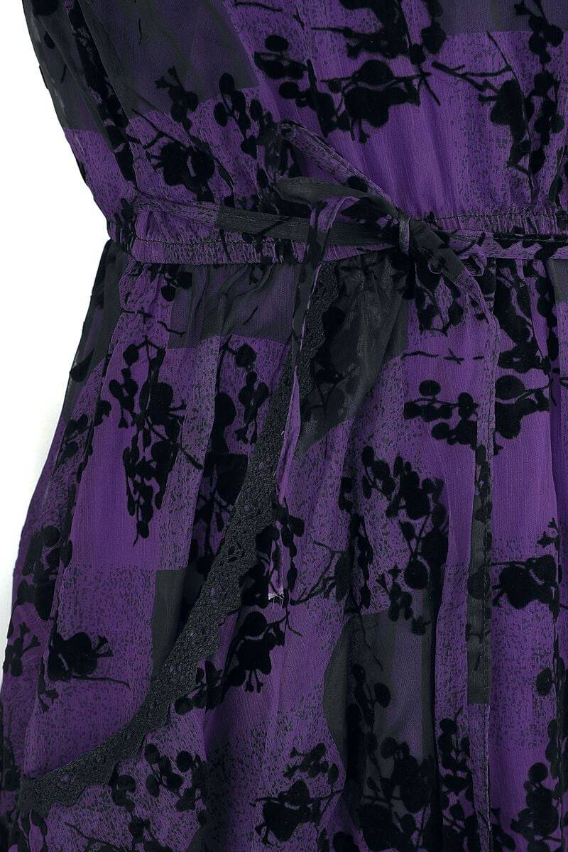 EMP "Ilsa Dress" Kurzes Kleid schwarz/lila von Innocent Rabatte dieses Monats