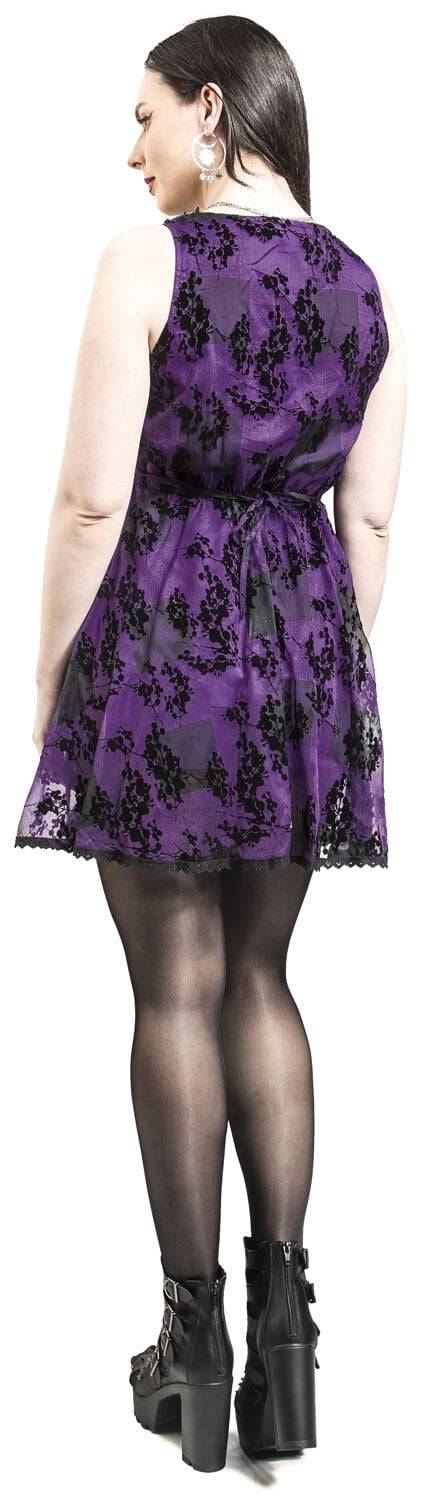 EMP "Ilsa Dress" Kurzes Kleid schwarz/lila von Innocent Rabatte dieses Monats