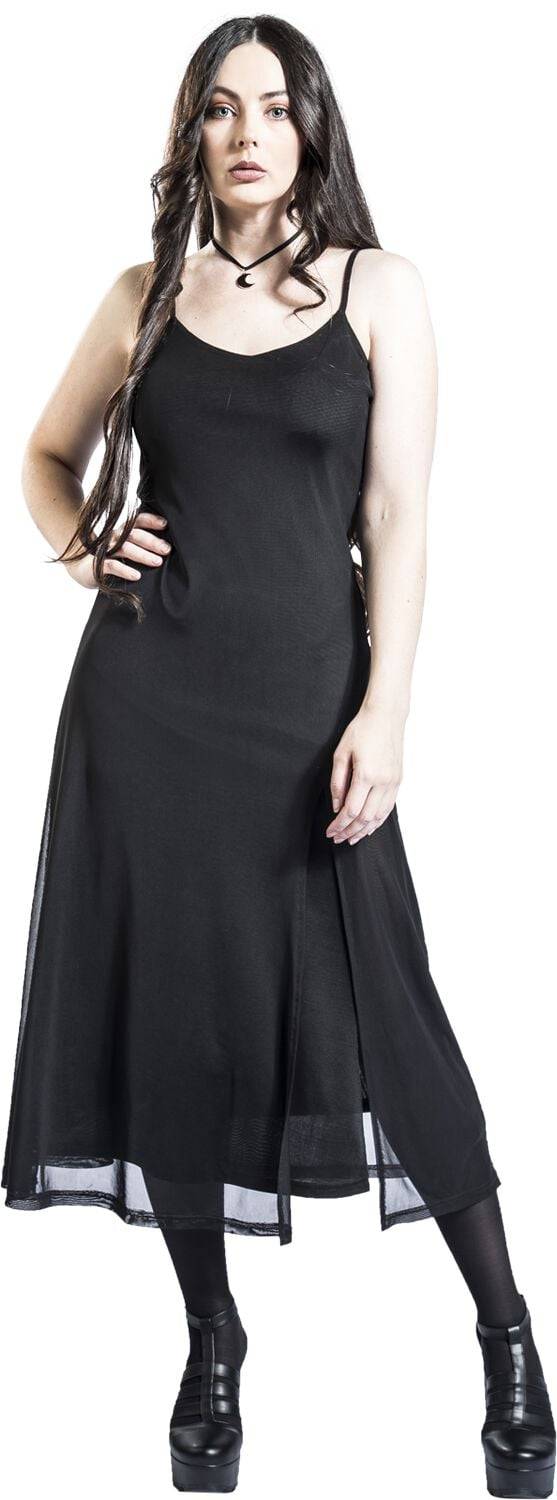 EMP "Araxiel Mesh Dress" Langes Kleid schwarz von Banned Alternative Outlet