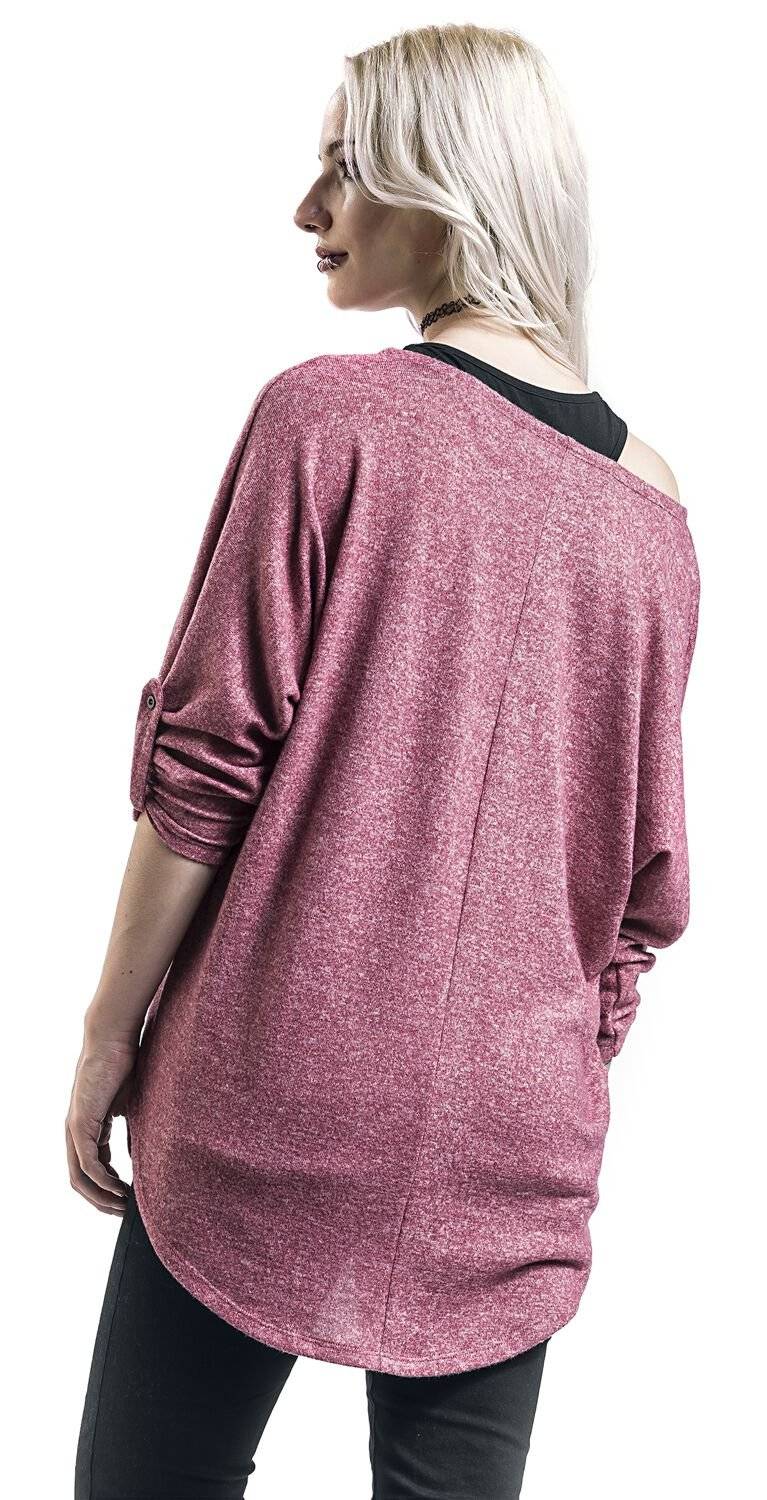 EMP Langarmshirt bordeaux/schwarz von RED by EMP Meist gekauft