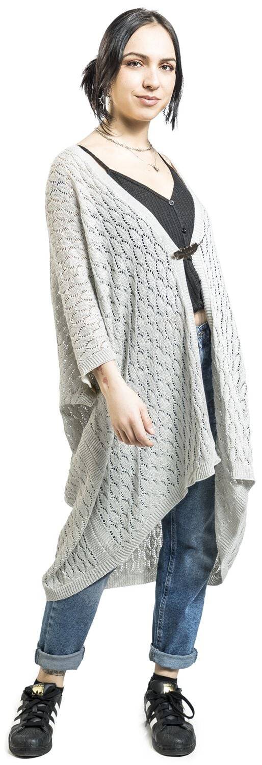 EMP "Seidenschnabel (Buckbeak)" Cardigan grau von Harry Potter Limitierter Zeitrabatt