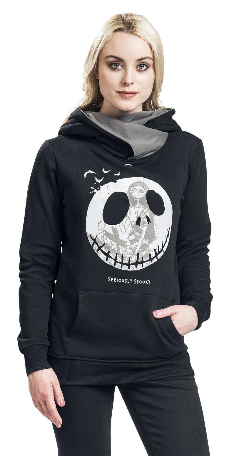 EMP "Jack Skellington & Sally - Seriously Spooky" Kapuzenpullover schwarz/grau von The Nightmare Before Christmas Fabrikpreis