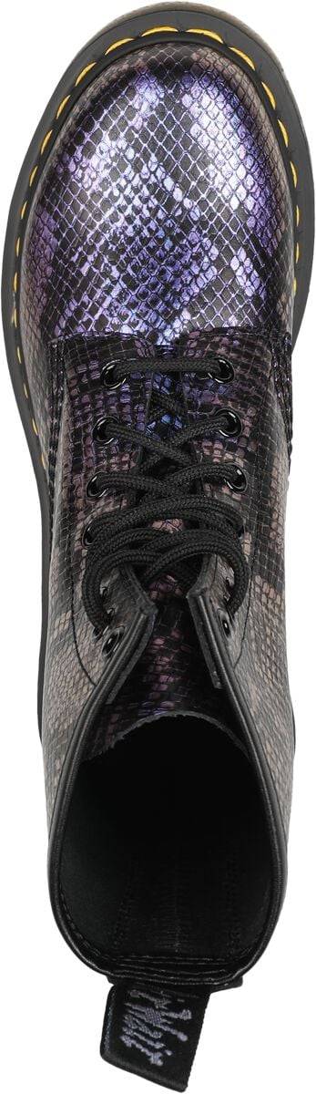 EMP "1460 - Black Blue Viper Croc Emboss" Boot schwarz/blau von Dr. Martens Rabatt