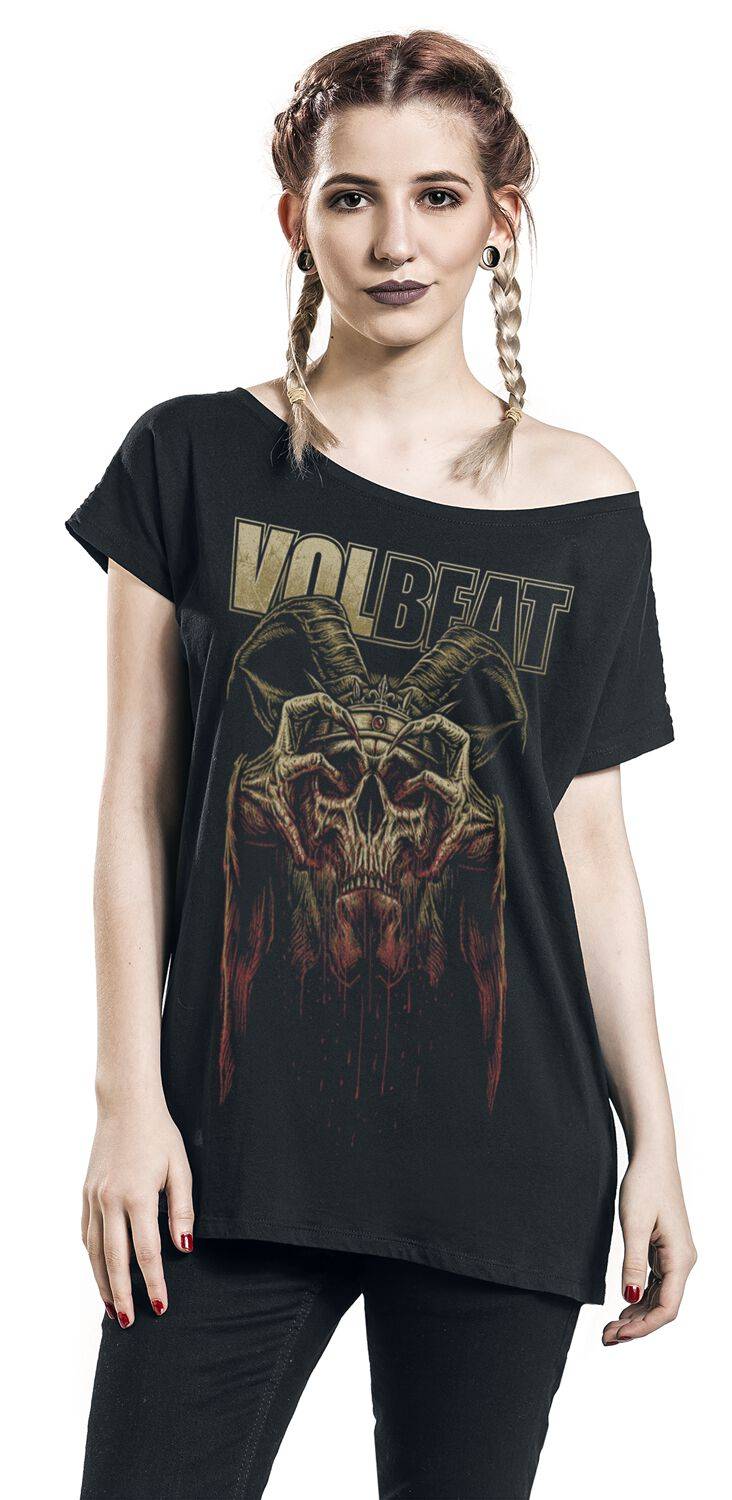 EMP "Bleeding Crown Skull" T-Shirt schwarz von Volbeat Flash Sale