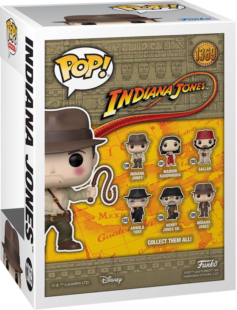 EMP "Indiana Jones und der Tempel des Todes - Indiana Jones Vinyl Figur 1369" Funko Pop! multicolor von Indiana Jones Valentinstagsangebot