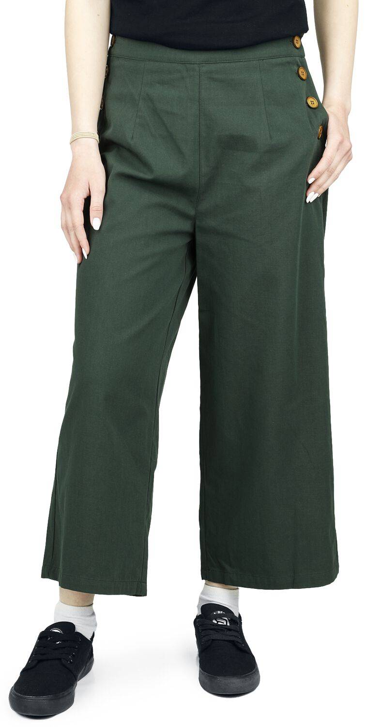 EMP "Pretty Perfect Trousers" Stoffhose grün von Banned Retro Exklusive Angebote