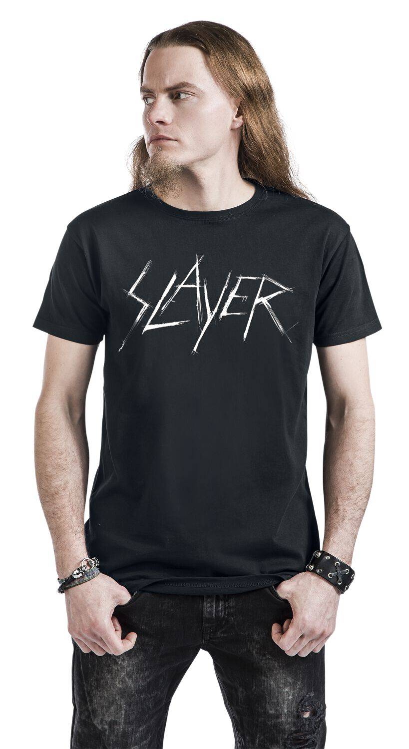 EMP "Scratchy Logo" T-Shirt schwarz von Slayer Riesige Ersparnisse