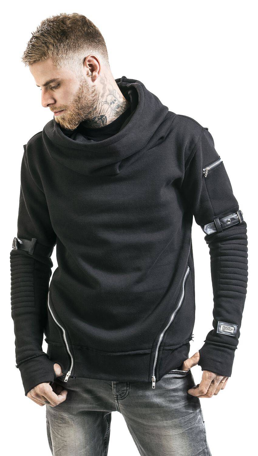 EMP "Voyage Hood" Kapuzenpullover schwarz von Vixxsin Saisonschlussverkauf