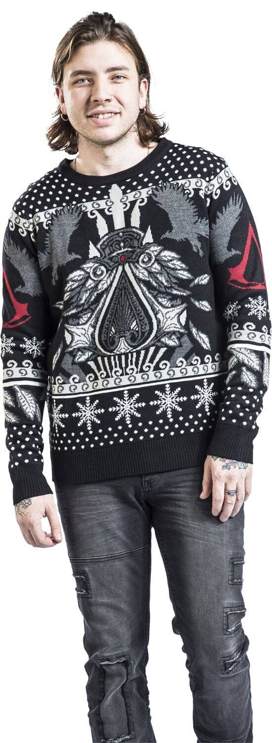EMP "Emblem" Weihnachtspullover multicolor von Assassin's Creed Lagerräumung
