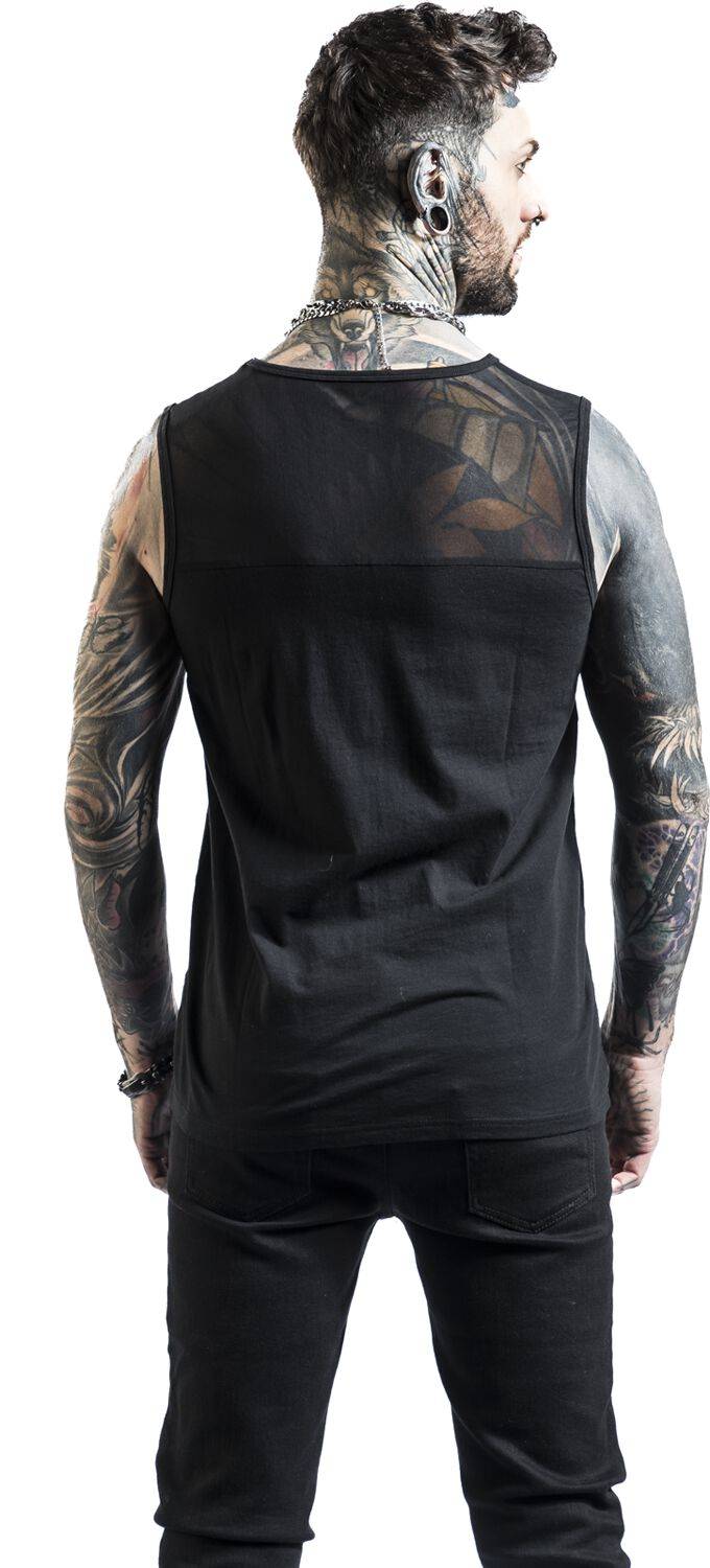 EMP Tank-Top schwarz von Gothicana by EMP Letzte 3 Tage