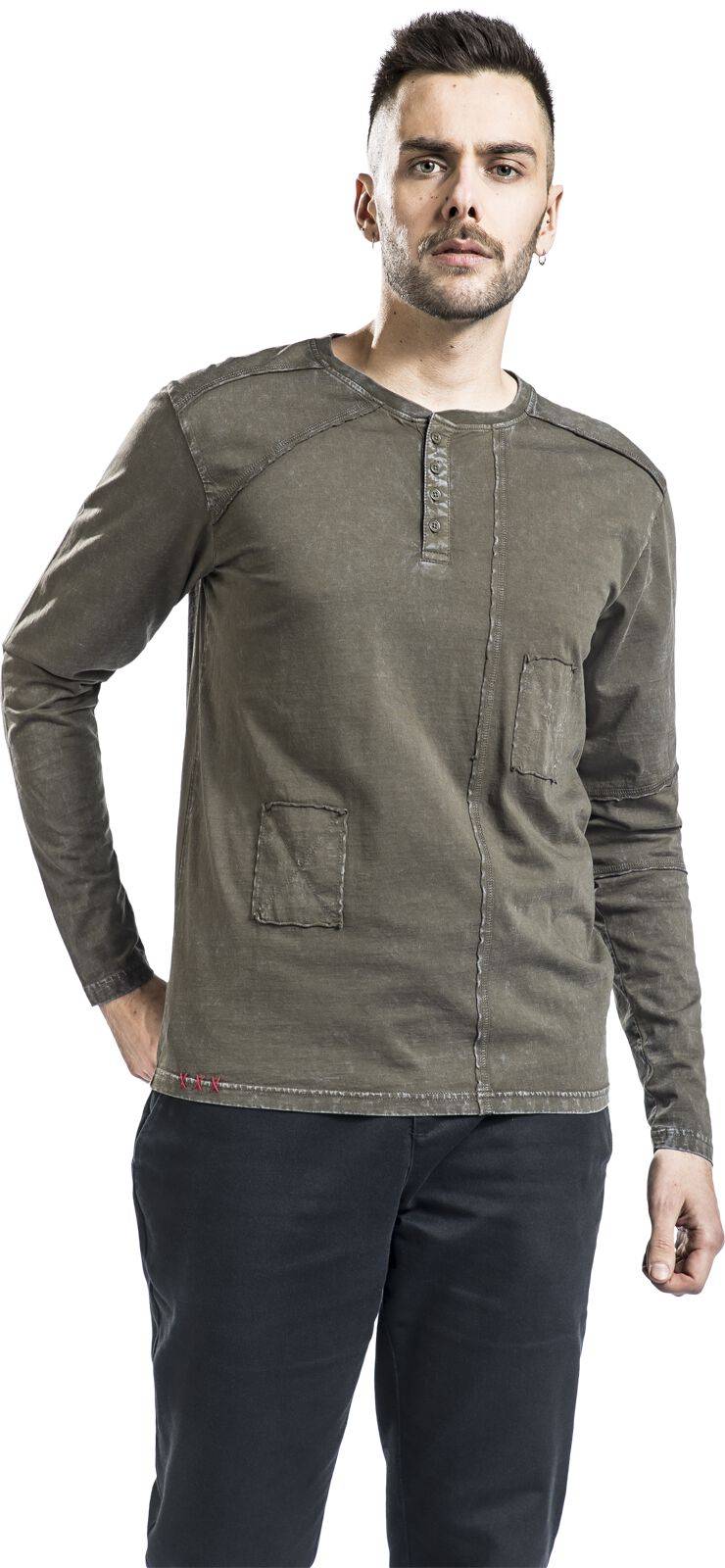 EMP Langarmshirt grün von Rock Rebel by EMP JETZT KAUFEN
